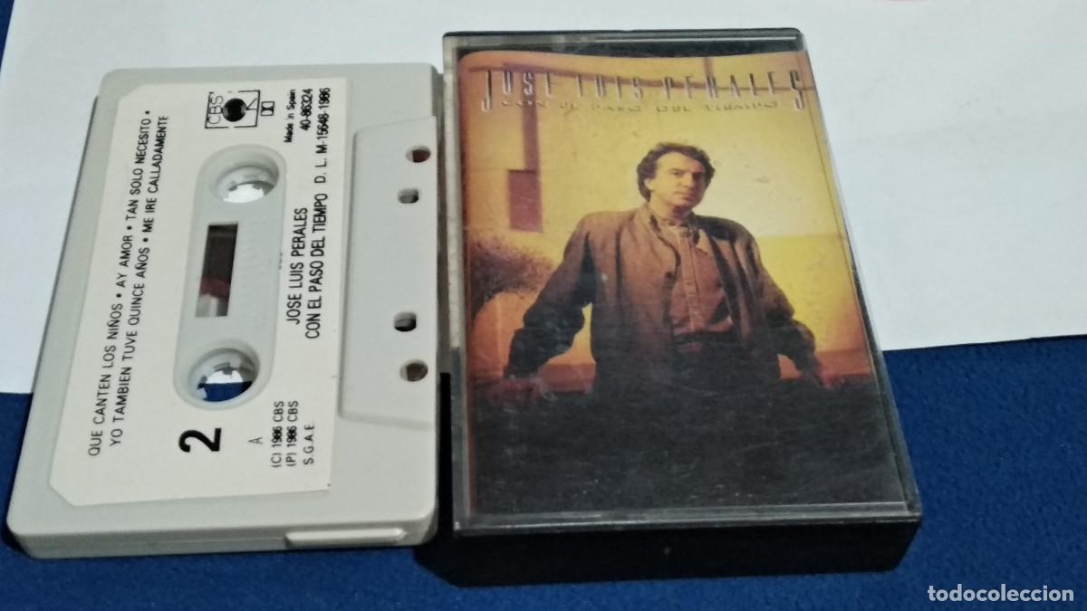 Casetes antiguos: JOSE LUIS PERALES / CON EL PASO DEL TIEMPO - 1986 CBS CASETE CINTA CASSETTE