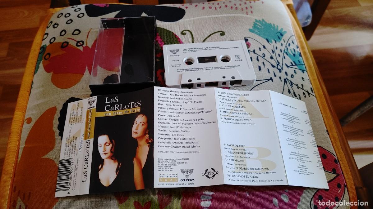 Casetes antiguos: LAS CARLOTAS-CASETE CON AIRES DE PATIO