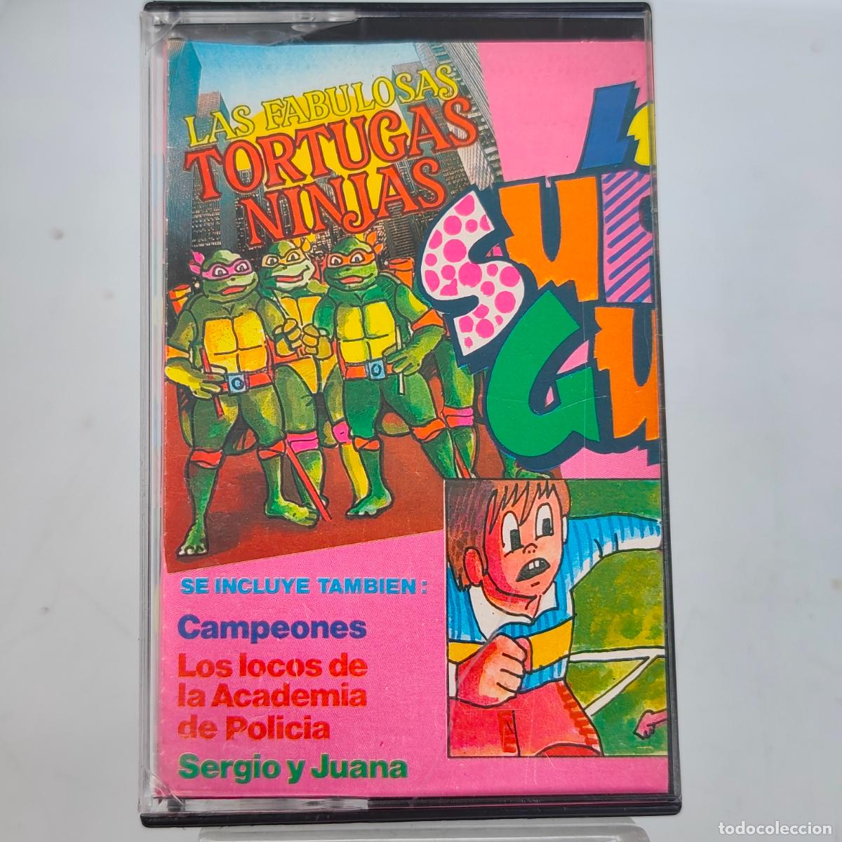 Casetes antiguos: Los Super-Guais - Todos Los Grandes Exitos Infantiles De La Tele - Vol. 1 - CASETE SPAIN 1990 tortug