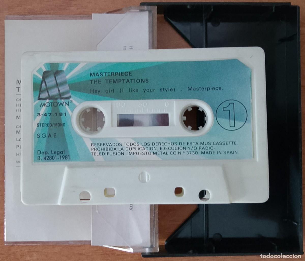 Casetes antiguos: The Temptations. Masterpiece. Cinta de cassette. - Foto 2