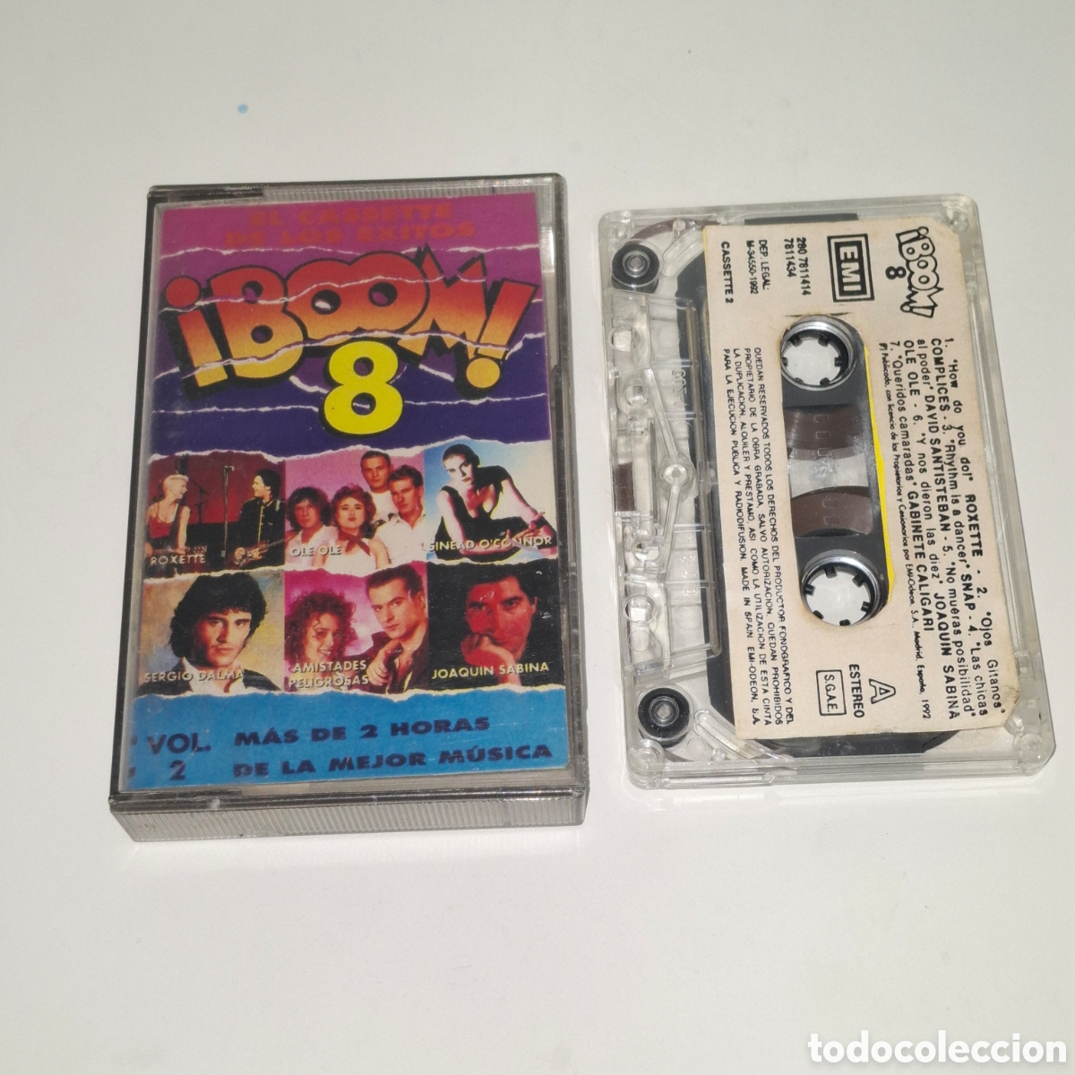 Casetes antiguos: CINTA CASETE BOOM VOLUMEN 2 A&Ntilde;O 1998