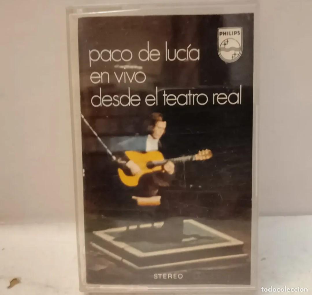 Casetes antiguos: Paco De Luc&iacute;a: En Vivo Desde El Teatro Real -cassette - 1975 Argentina