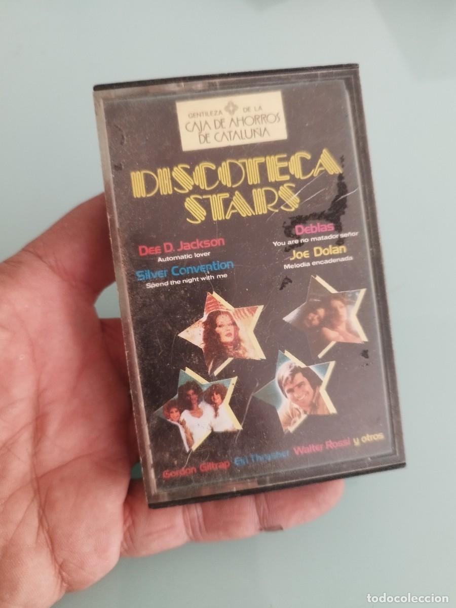 Casetes antiguos: Recopilaci&oacute;n Discoteca Stars. Casete, cinta, cassette.