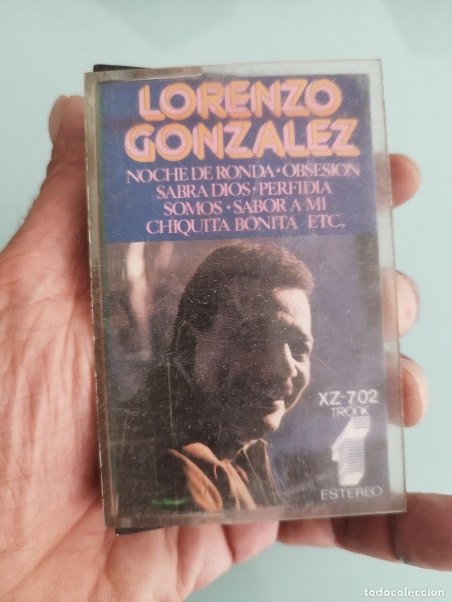 Casetes antiguos: Lorenzo Gonz&aacute;lez. Noche de ronda&rdquo; y &rdquo;Sabor a m&iacute;&rdquo;.. Cinta, casete.