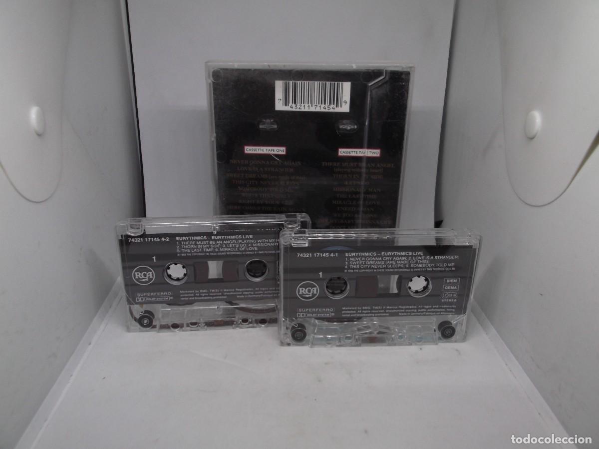 Casetes antiguos: Caset Doble Eurythmics Live 1983-1989.RCA 1993 - Foto 2