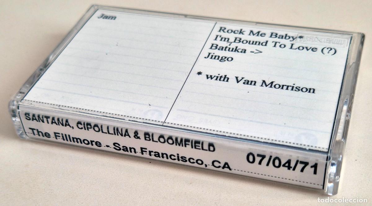 Casetes antiguos: Carlos Santana, John Cipollina y Mike Bloomfield en directo en The Fillmore (4-7-1971) Tape trading