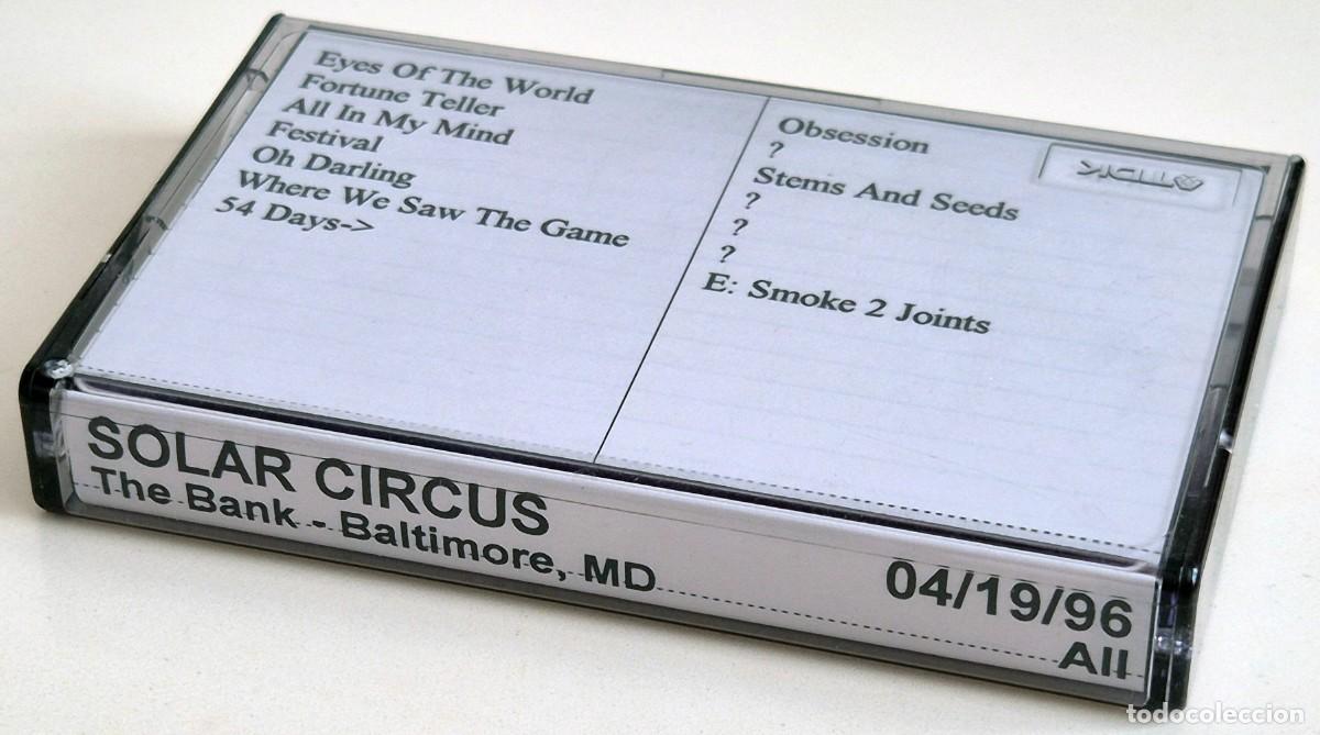 Casetes antiguos: Solar Circus en directo en The Bank (Baltimore) el 19 de abril de 1996