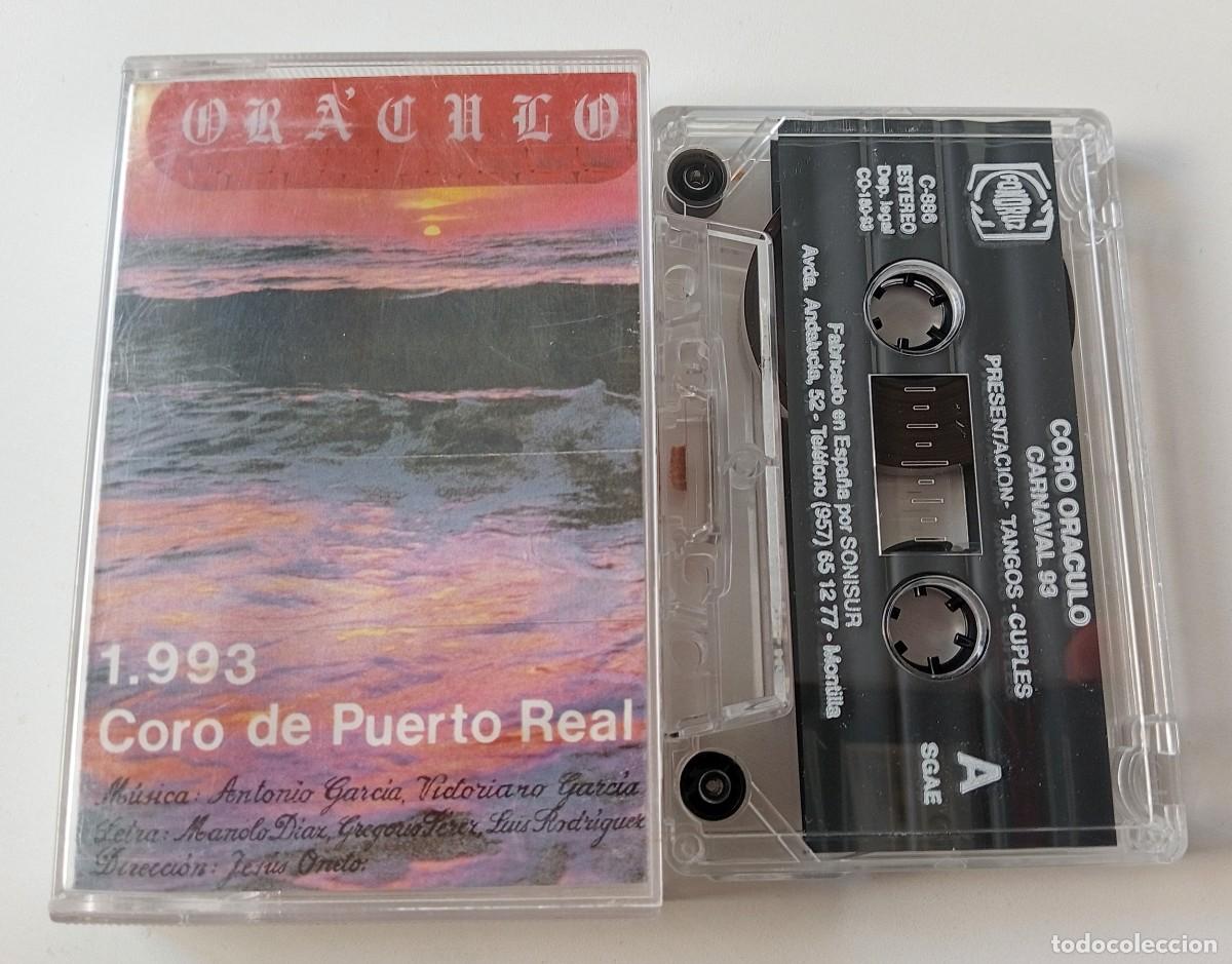 Casetes antiguos: CASSETTE CARNAVAL DE CADIZ 1993 CORO DE PUERTO REAL OR&Aacute;CULO