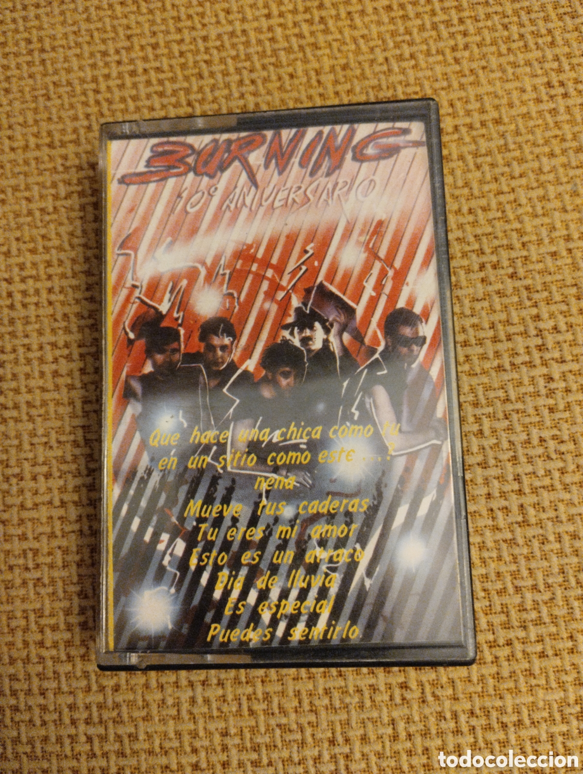 Cassette antiche: Cinta casete Burning 10&deg; Aniversario