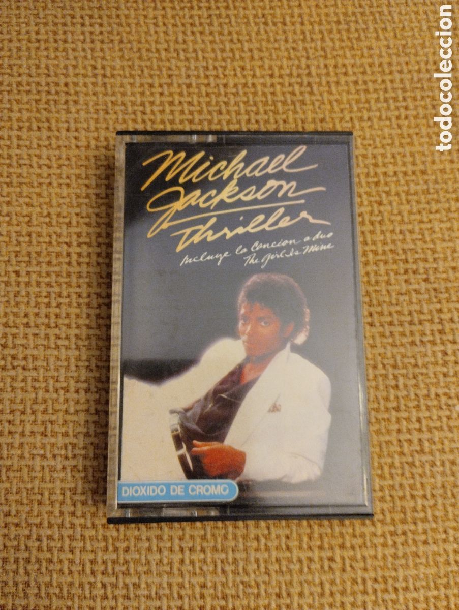 Cassette antiche: Cinta casete antigua Michael Jackson Thriller