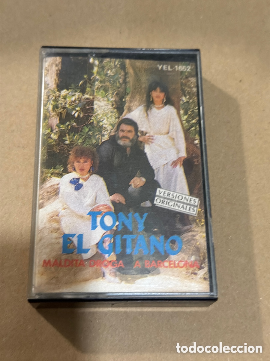 Casetes antiguos: Tony el Gitano ( Maldita Droga .. A barcelona ) CASETE SEMINUEVO