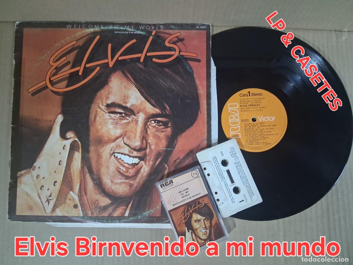 Casetes antiguos: ELVIS PRESLEY Bienvenido a mi mundo LP & Casete.