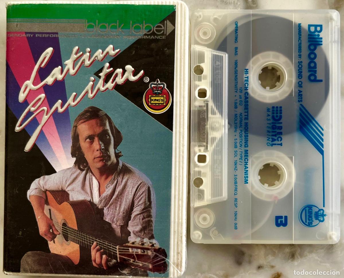 Casetes antiguos: LATIN GUITAR. GUITARRISTA NO INDICADO. CON PACO DE LUCIA EN PORTADA. CASETE CAJA GRUESA