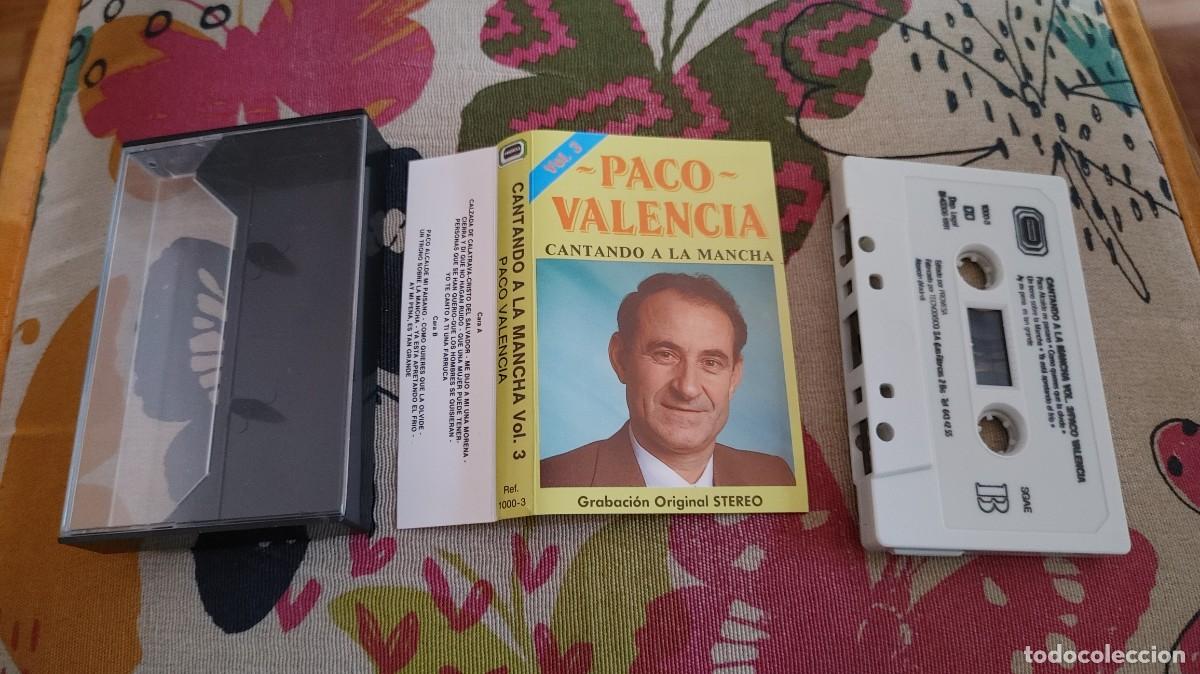 Casetes antiguos: PACO VALENCIA-CASETE CANTANDO A LA MANCHA