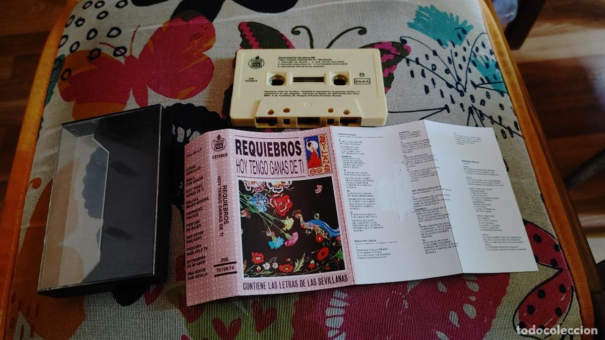 Casetes antiguos: REQUIEBROS-CASETE HOY TENGO GANAS DE TI
