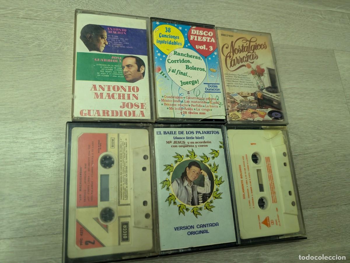 Casetes antiguos: LOTE VARIADO DE CASETES - NOSTALGICOS CARROZAS , DISCO FIESTA , LOS PAJARITOS .. ETC ..SON 6