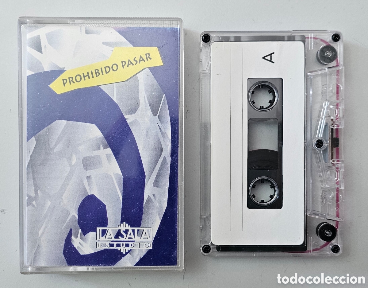 Casetes antiguos: CASSETTE MAQUETA PROHIBIDO PASAR (Espa&ntilde;a - Privado - 1990s) La Sala Estudios RAREZA