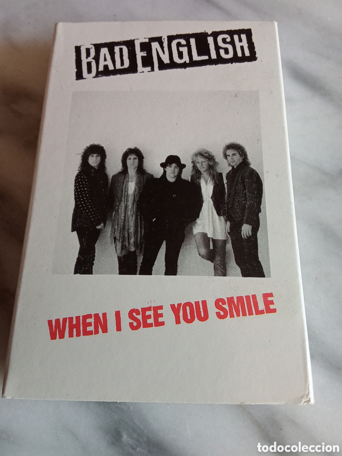 Casetes antiguos: Cassette Single 2 Tracks Bad Engish When I See You Smile - Hard Rock