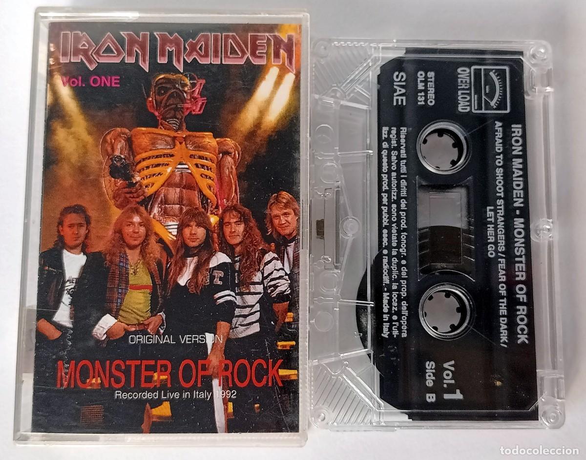 Casetes antiguos: CASSETTE IRON MAIDEN - MONSTER OF ROCK VOL. 1