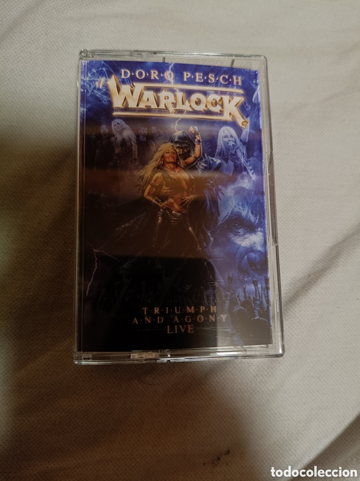 Alte Kassetten: Doro pesch warlock - Triumph And agony live cassette