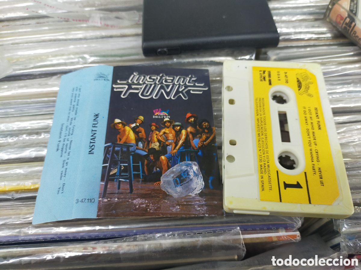 Casetes antiguos: Instant funk casete Espa&ntilde;a 1981
