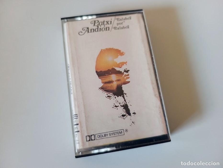 Casetes antiguos: Patxi Andi&oacute;n Palabra Por Palabra Cassette Edicion Argentina 1975 (FREE SHIPPING)