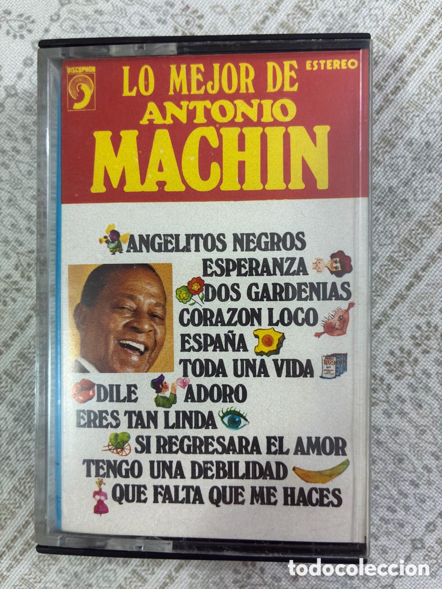 Casetes antiguos: CASETE MUSICA LO MEJOR DE ANTONIO MACHIN