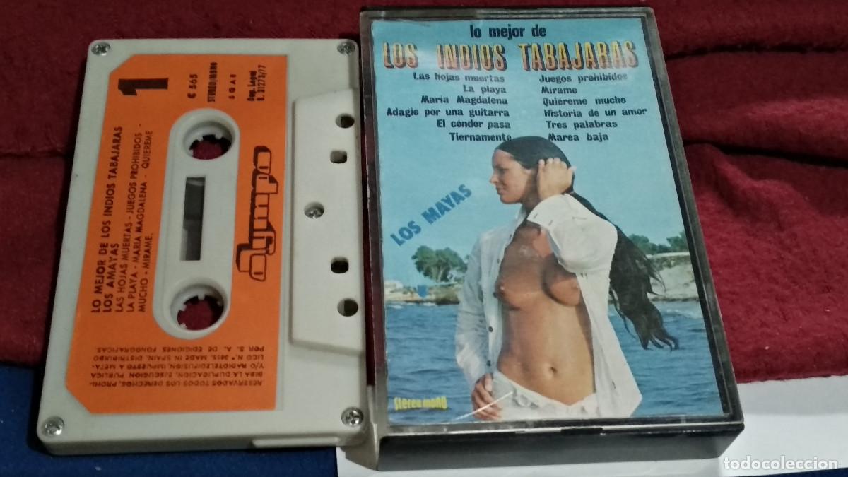 Casetes antiguos: LOS MAYAS INTERPRETAN LO MEJOR DE LOS INDIOS TABAJARAS - 1977 OLIMPO CASETE CINTA CASSETTE