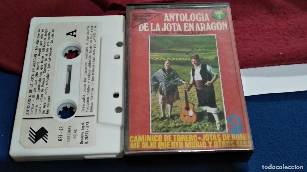 Casetes antiguos: ANTOLOGIA DE LA JOTA EN ARAGON - - 1978 LAYVEL CASETE CINTA CASSETTE
