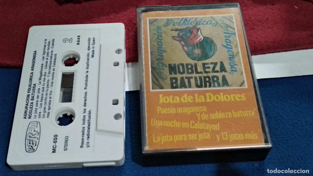 Casetes antiguos: NOBLEZA BATURRA /AGRUPACI&Oacute;N FOLKLORICA ARAGONESA - - 1987 PERFIL CASETE CINTA CASSETTE