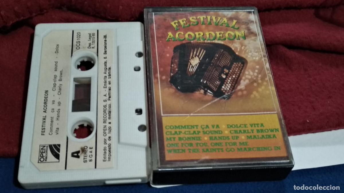 Casetes antiguos: FESTIVAL ACORDEON - 1985 OPEN CASETE CINTA CASSETTE