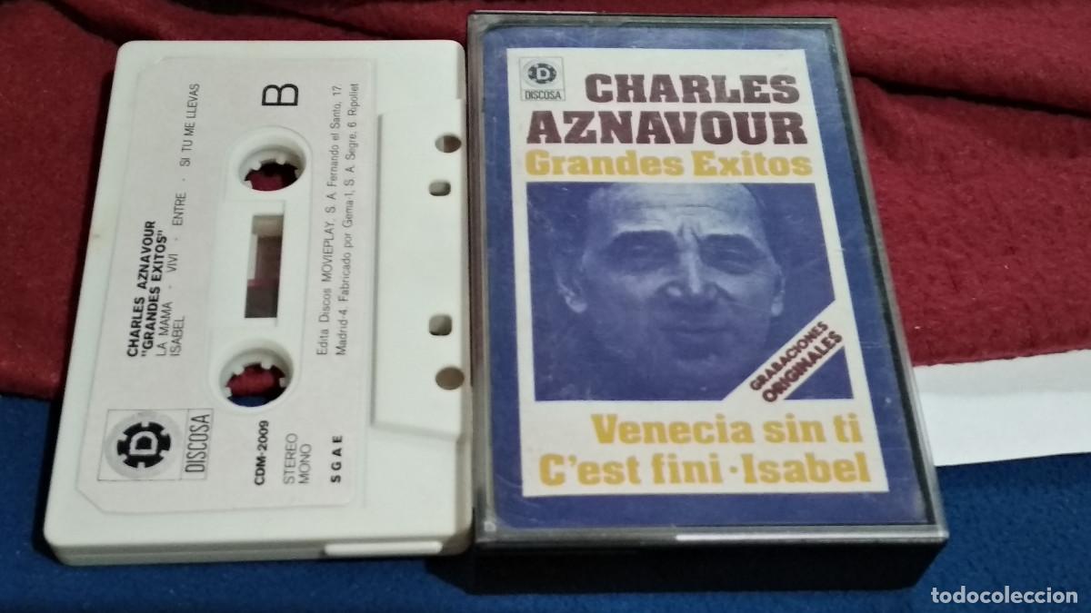 Casetes antiguos: CHARLES AZNAVOUR / GRANDES &Eacute;XITOS - 1981 DISCOSA CASETE CINTA CASSETTE