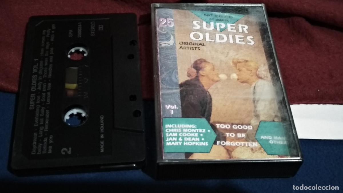 Casetes antiguos: 25 SUPER OLDIES VOL 1 / GRANDES &Eacute;XITOS - HAPPY DAYS SIN A&Ntilde;O CASETE CINTA CASSETTE