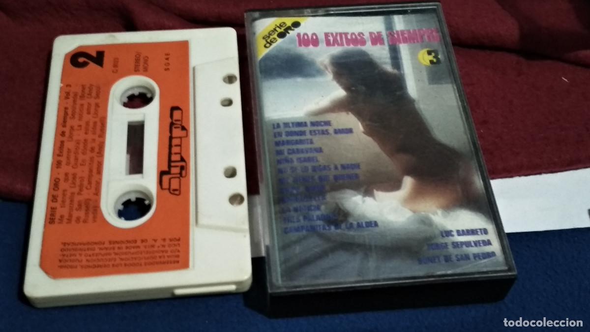 Casetes antiguos: 100 &Eacute;XITOS DE SIEMPRE VOL 3 - 1977 OLIMPO CASETE CINTA CASSETTE