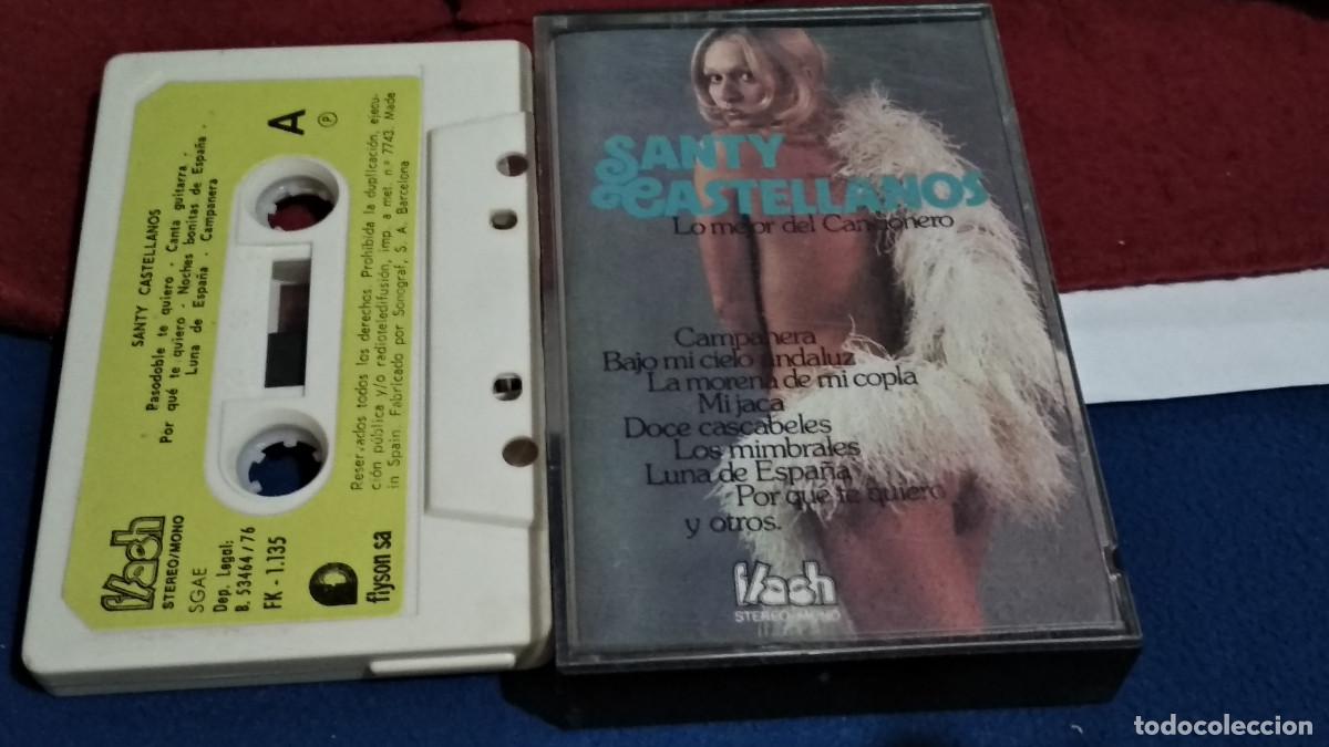 Casetes antiguos: SANTY CASTELLANOS / LO MEJOR DEL CANCIONERO - 1976 FLYSON CASETE CINTA CASSETTE