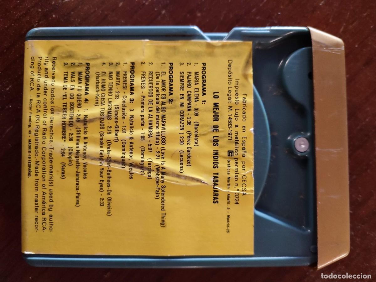 Casetes antiguos: Cinta 8 pistas - Los indios tabajaras - Foto 2