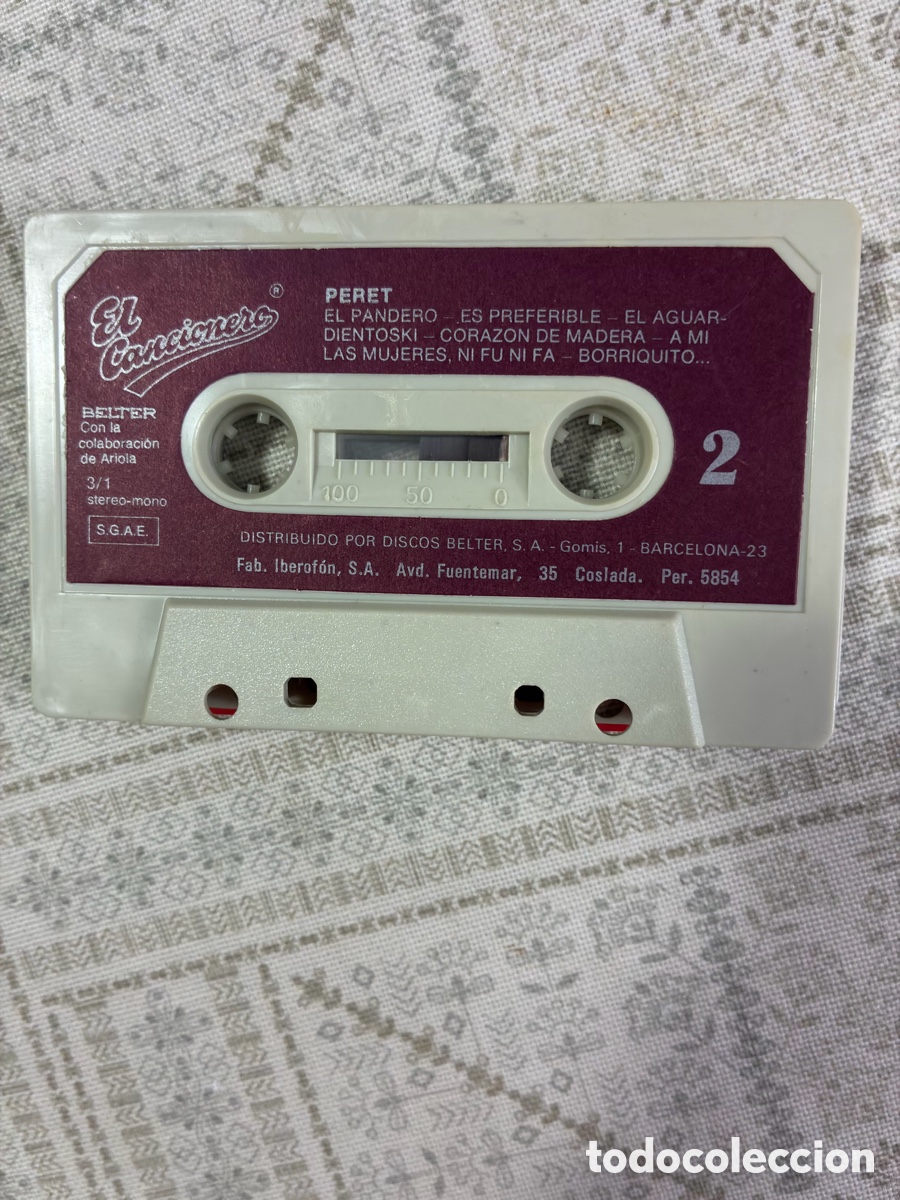 Casetes antiguos: Peret, El Cancionero - Foto 4