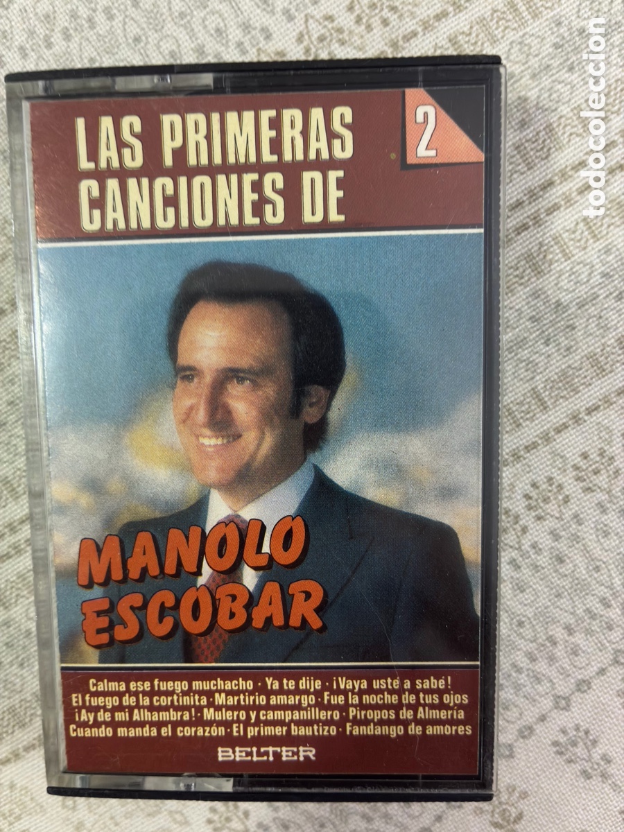 Casetes antiguos: Las primeras canciones de &hellip;&hellip; MANOLO ESCOBAR. Vol. 2