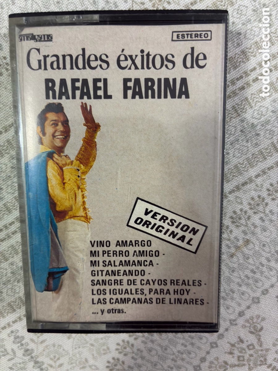 Casetes antiguos: GRANDES &Eacute;XITOS DE RAFAEL FARINA