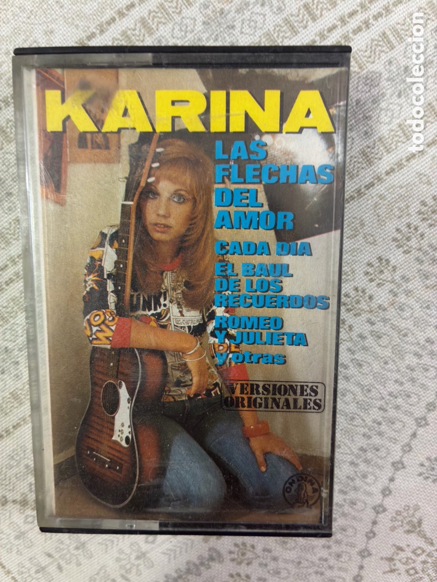 Casetes antiguos: KARINA - LAS FLECHAS DEL AMOR CASETE 1981