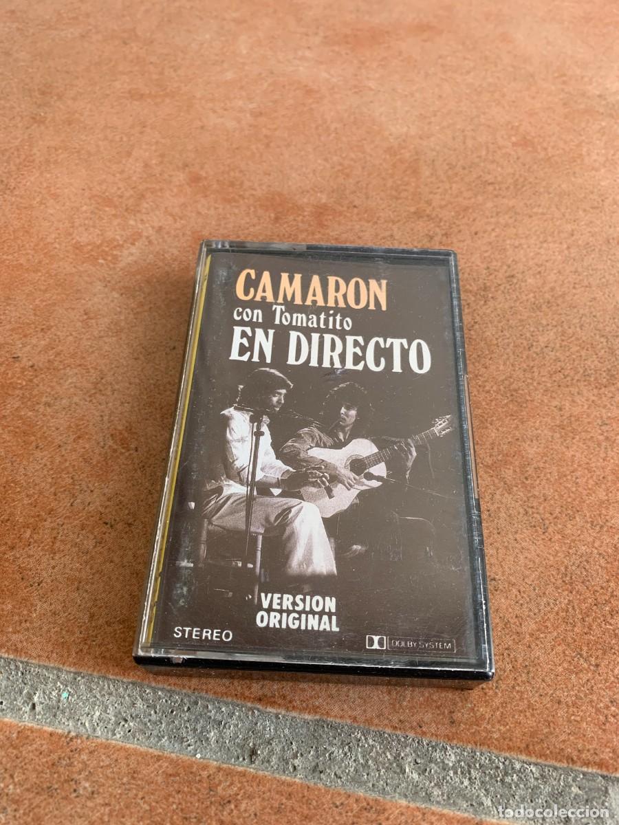 Casetes antiguos: CASETE. CAMARON CON TOMATITO EN DIRECTO. BUENA CONSERVACION. PEDIDO MINIMO 10 EUROS.