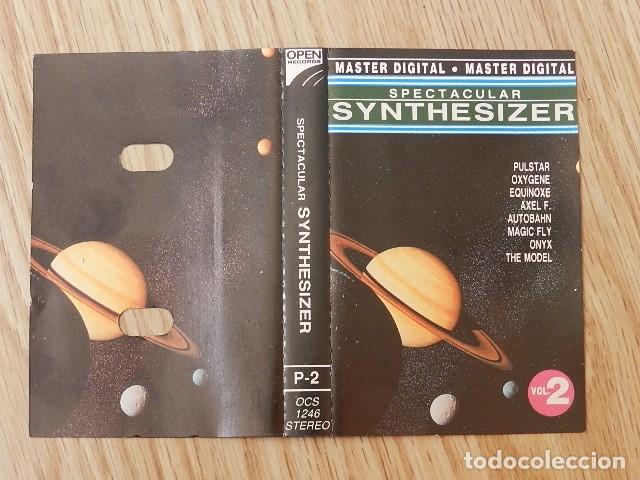 Casetes antiguos: Car&aacute;tula K7 Spectacular Synthesizer Vol 2 a&ntilde;o 2001 sin su cassette