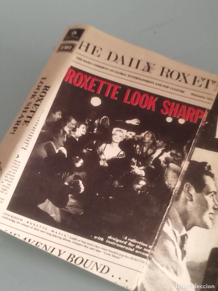 Casetes antiguos: Roxette, Look Sharp!. Libreto de la cinta de casete. Cassette. - Foto 4
