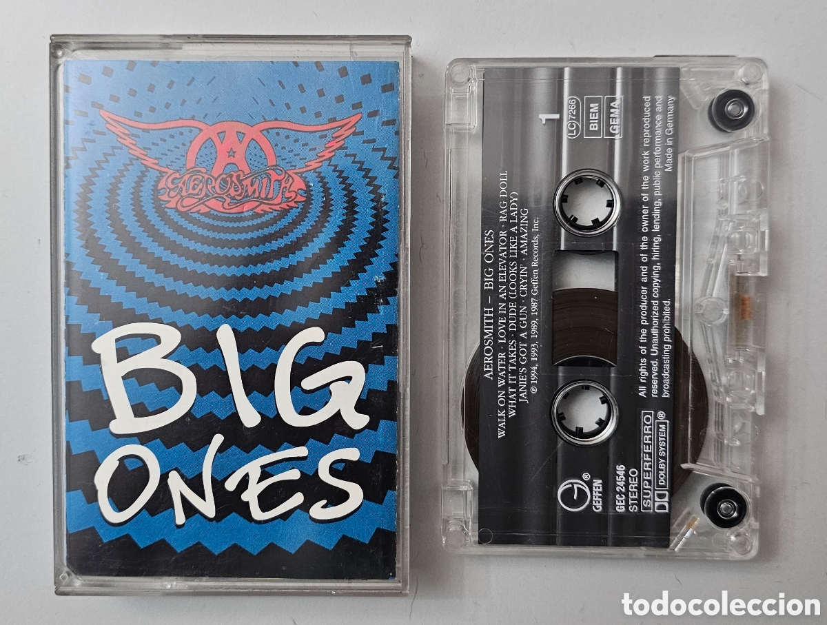 Casetes antiguos: CASSETTE AEROSMITH - Big ones (Alemania - Geffen - 1994) HARD ROCK LEGENDS!!