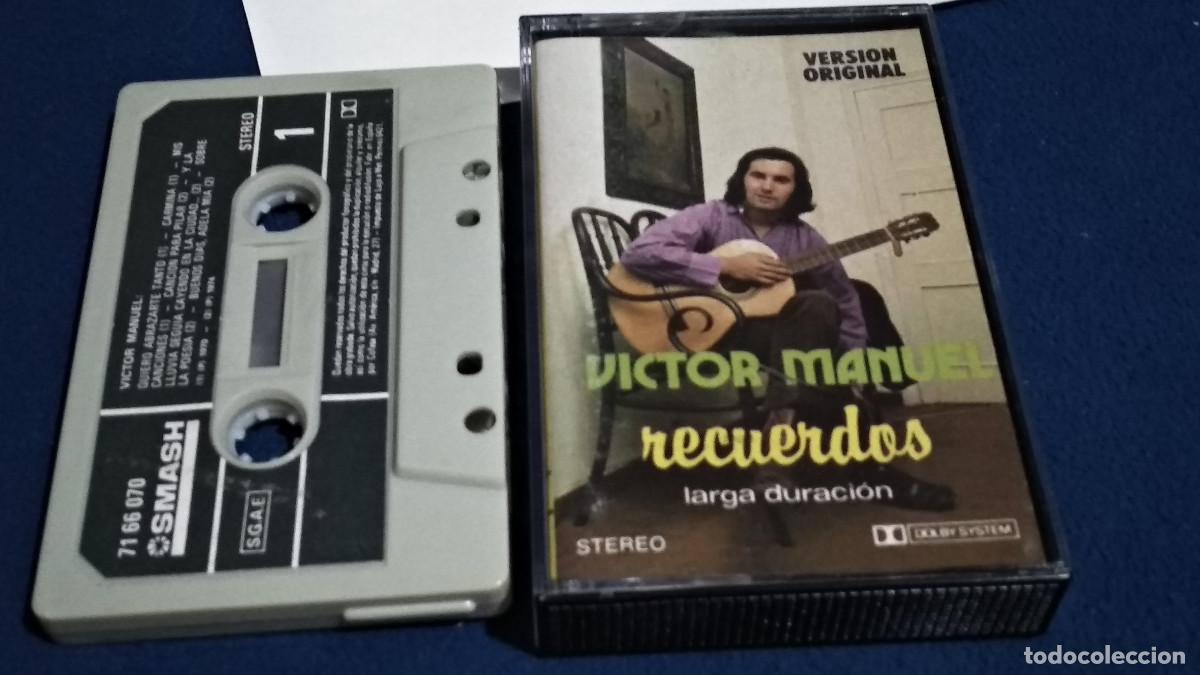 Casetes antiguos: VICTOR MANUEL / RECUERDOS - CASETE LARGA DURACI&Oacute;N CINTA CASSETTE 1982 SMASH 16 CANCIONES