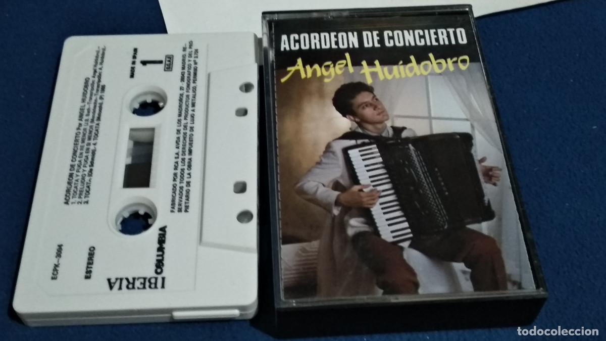 Casetes antiguos: ACORDEON DEL CONCIERTO ANGEL HUIDOBRO CINTA CASSETTE 1985 RCA IBERIA - &Uacute;NICA EN PERFECTO ESTADO