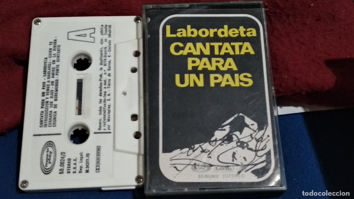 Casetes antiguos: LABORDETA CANTATA PARA UN PA&Iacute;S - MOVIEPLAY GONG 1979 CASETE CINTA CASSETTE