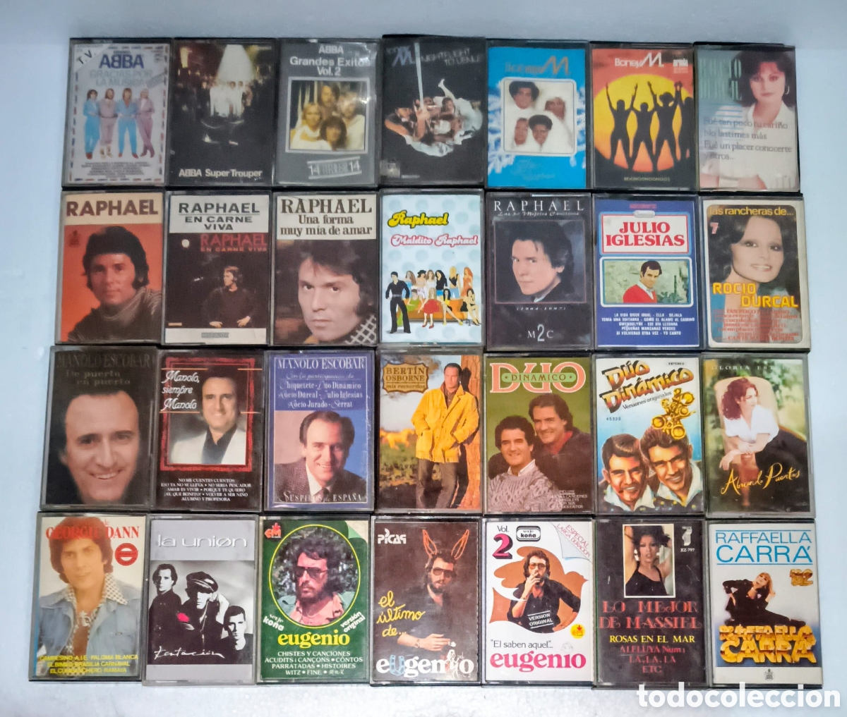 Casetes antiguos: Lote 30 Cintas Cassette M&uacute;sica Variada