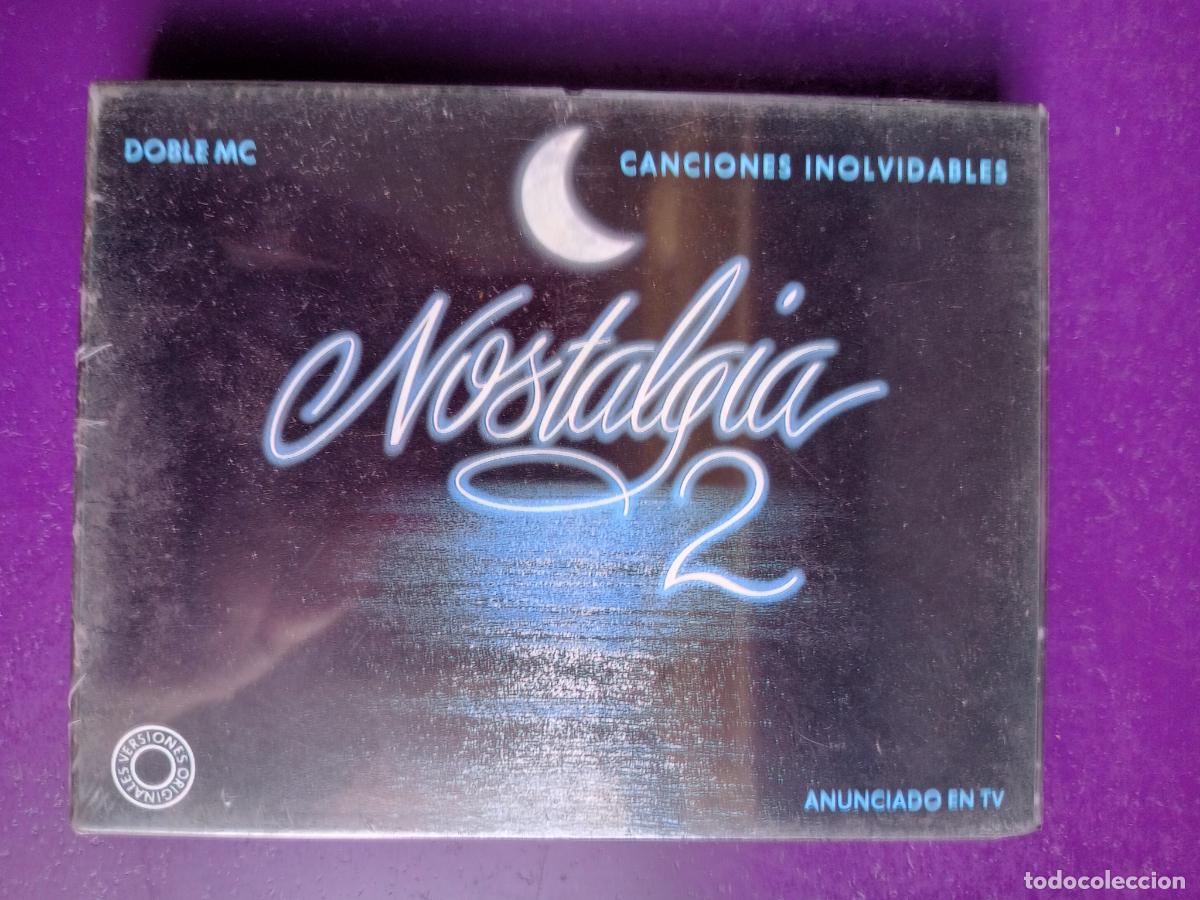 Casetes antiguos: NOSTALGIA 2 - DOBLE CASETE 1991 PRECINTADA - NINO BRAVO, MARISOL, JULIO IGLESIAS, MOCEDADES, ETC