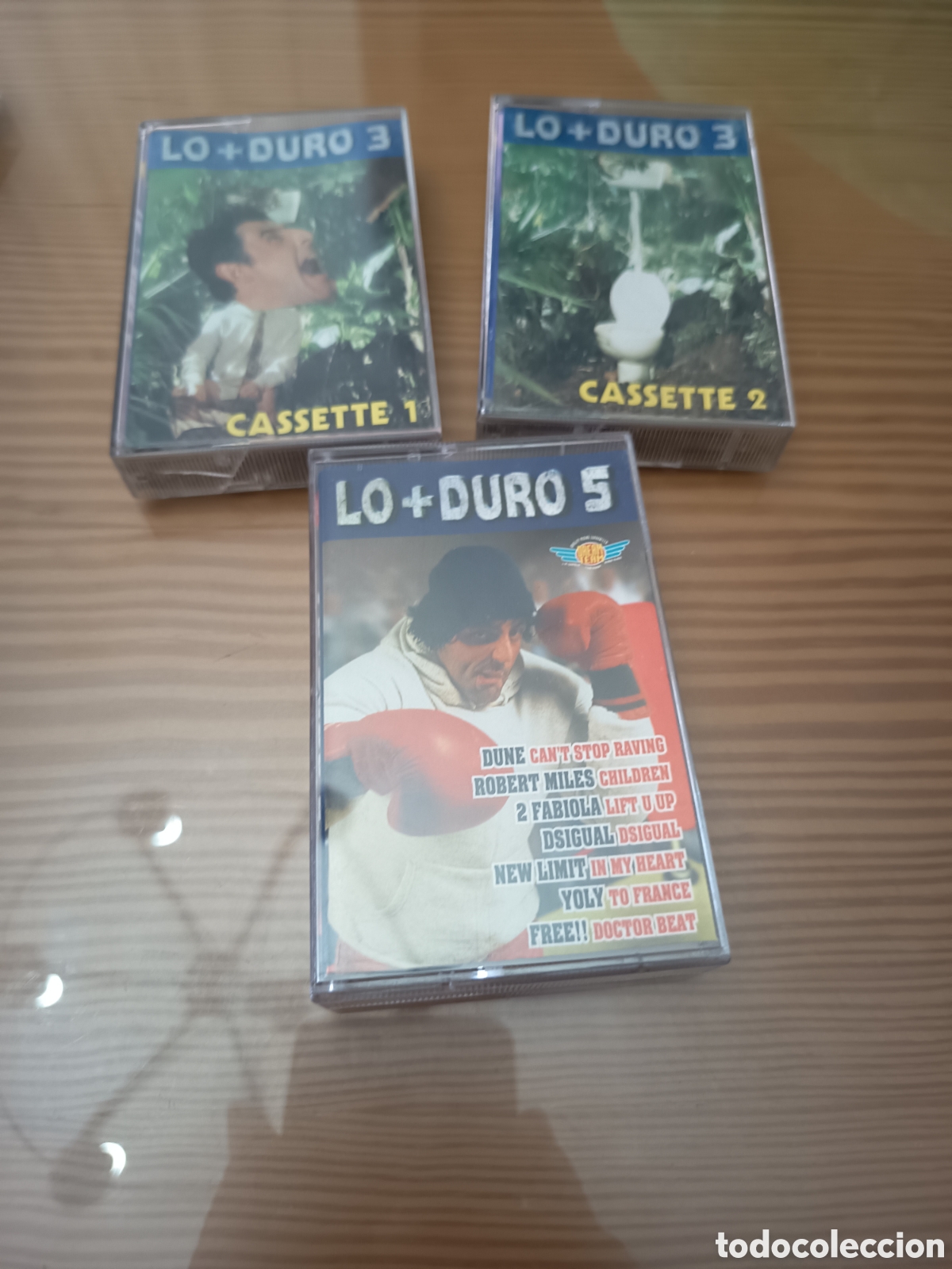 Casetes antiguos: Lote de cintas de cassette ,Lo Mas Duro 3 y Lo M&aacute;s duro 4,muy buen estado